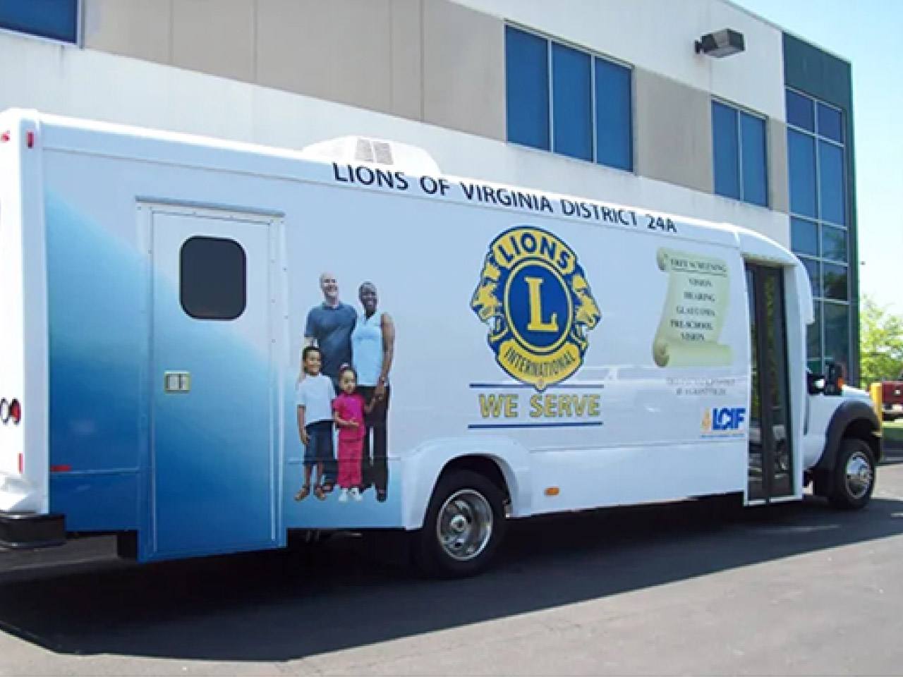 Lions Club Screening Unit Bus